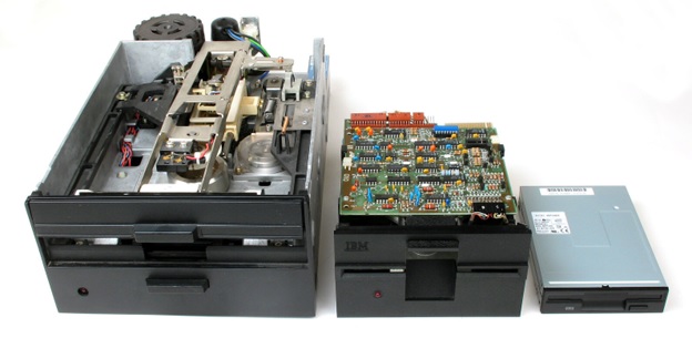 The evolution of floppy disk drives