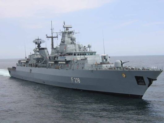Brandenburg F123 class frigate