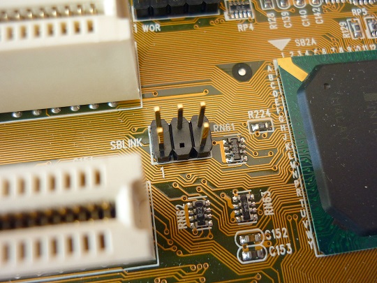 6-pin SBLink connector on motherboard